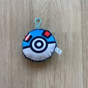Mini Blue Pokeball Ornament